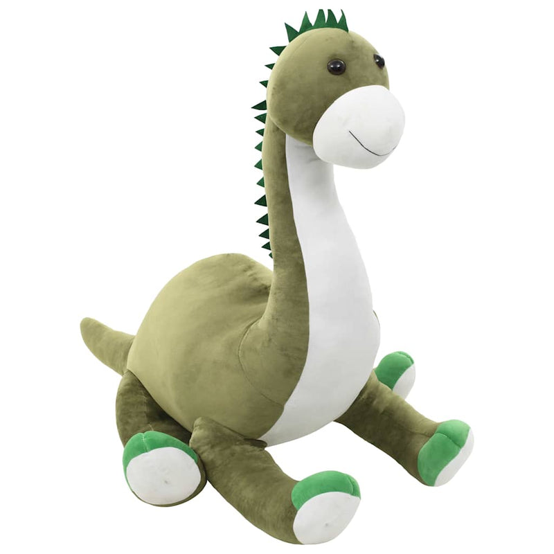 Jucărie dinozaur Brontosaurus, verde, pluș