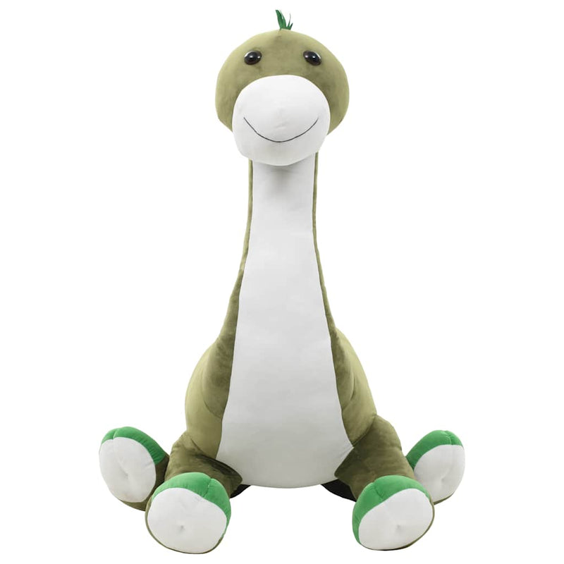 Jucărie dinozaur Brontosaurus, verde, pluș