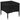 Set mobilier bistro, 3 piese, negru, poliratan