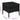 Set mobilier bistro, 3 piese, negru, poliratan