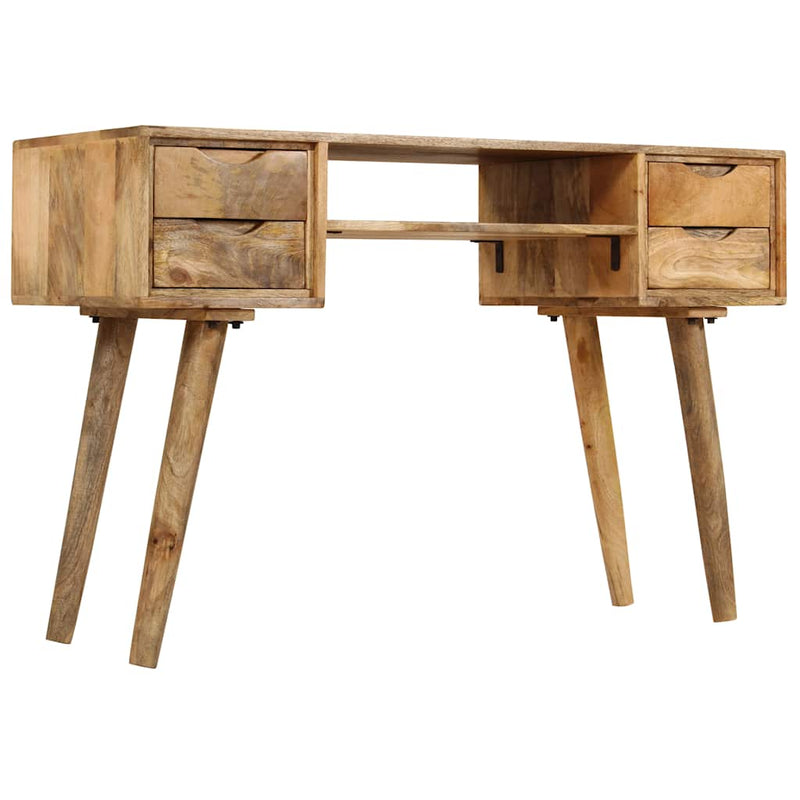 Birou din lemn masiv de mango, 115x47x76 cm