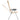 Scaune de camping pliante, 4 buc., crem, aluminiu