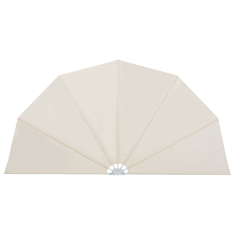 Copertină laterală pliabilă de terasă, crem, 200 cm