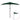 Umbrelă de soare pentru balcon, tijă aluminiu, verde, 270x144cm