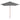 Umbrelă de soare de exterior, stâlp din lemn, antracit, 270 cm