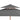 Umbrelă de soare dublă, stâlp din lemn, 270 cm, antracit