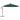 Umbrelă în consolă cu LED-uri și stâlp metalic, verde, 350 cm