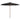 Umbrelă de soare de exterior, stâlp din lemn, antracit, 350 cm