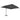 Umbrelă de grădină cu consolă și stâlp din aluminiu, antracit, 400x300 cm