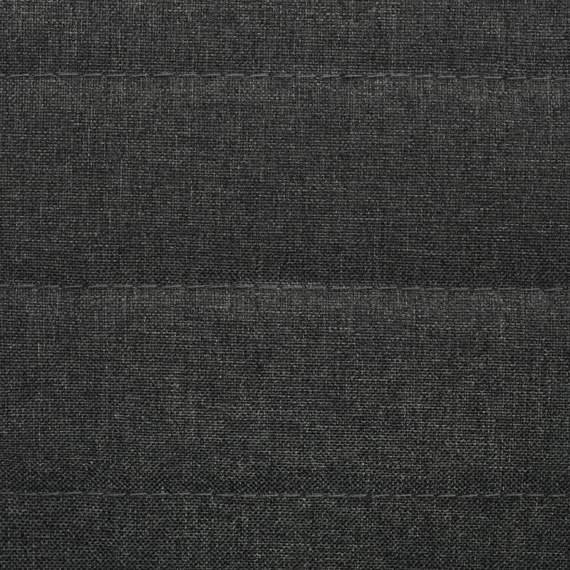 Scaune de sufragerie, 6 buc., gri închis, material textil