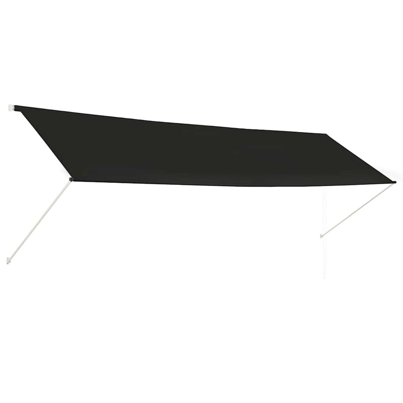 Copertină retractabilă, antracit, 400 x 150 cm