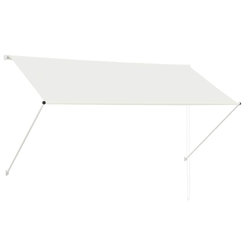 Copertină retractabilă, crem, 250 x 150 cm