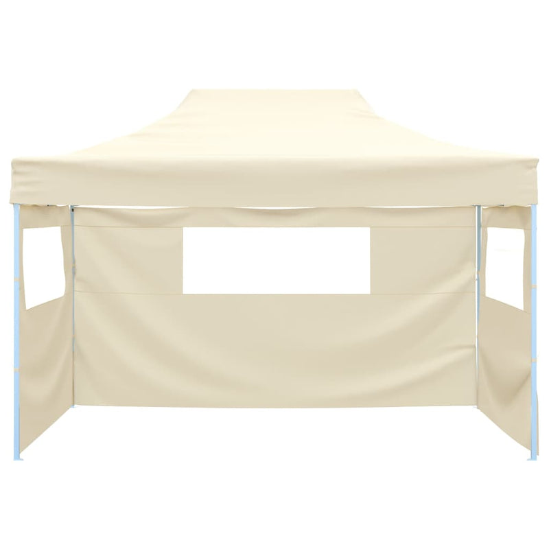 Cort pliabil cu 3 pereți, 3 x 4,5 m, crem