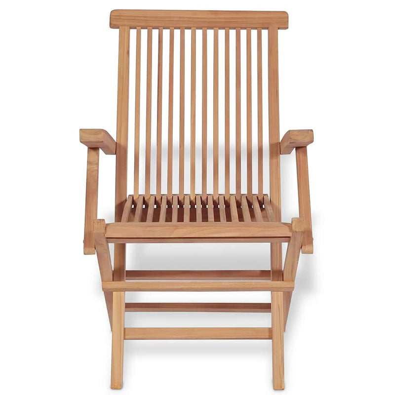 Set mobilier grădină, 5 piese, lemn masiv de tec