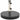 Suport umbrelă de soare, negru, 28,5 kg, granit, rotund