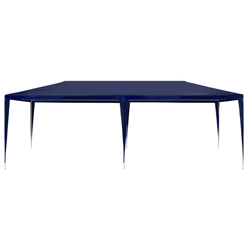 Cort de petrecere, albastru, 3 x 6 m, PE