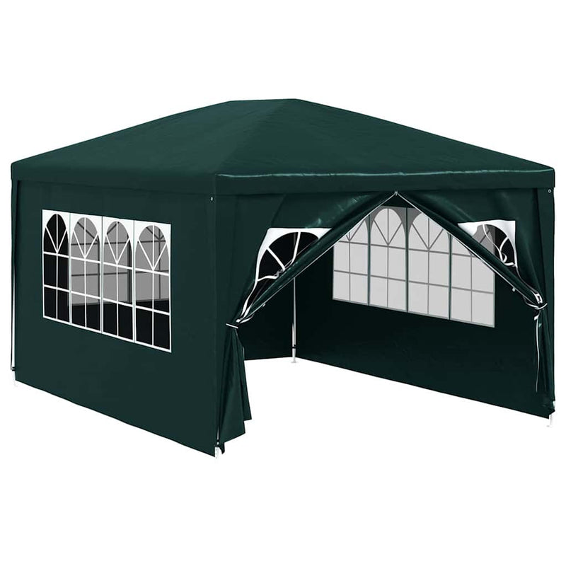 Cort de petrecere, verde, 3 x 4 m