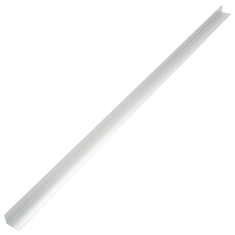 Margini cornier pentru podea 5 buc. argintiu 170 cm aluminiu