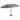 Umbrelă de soare cu stâlp din aluminiu, antracit, 460x270 cm