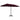 Umbrelă soare exterior, stâlp aluminiu, roșu bordo, 460x270 cm