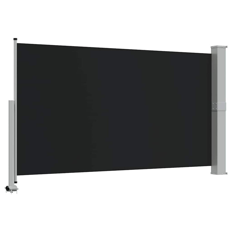Copertină laterală retractabilă, negru, 140 x 300 cm