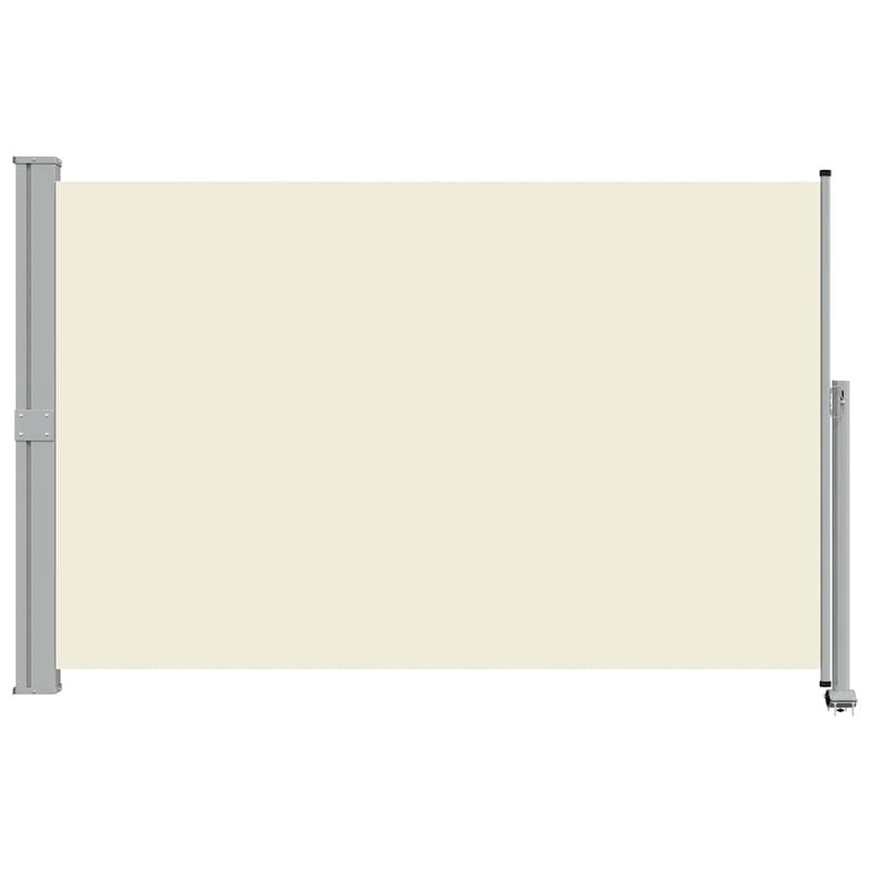 Copertină laterală retractabilă de terasă, crem, 160x300 cm