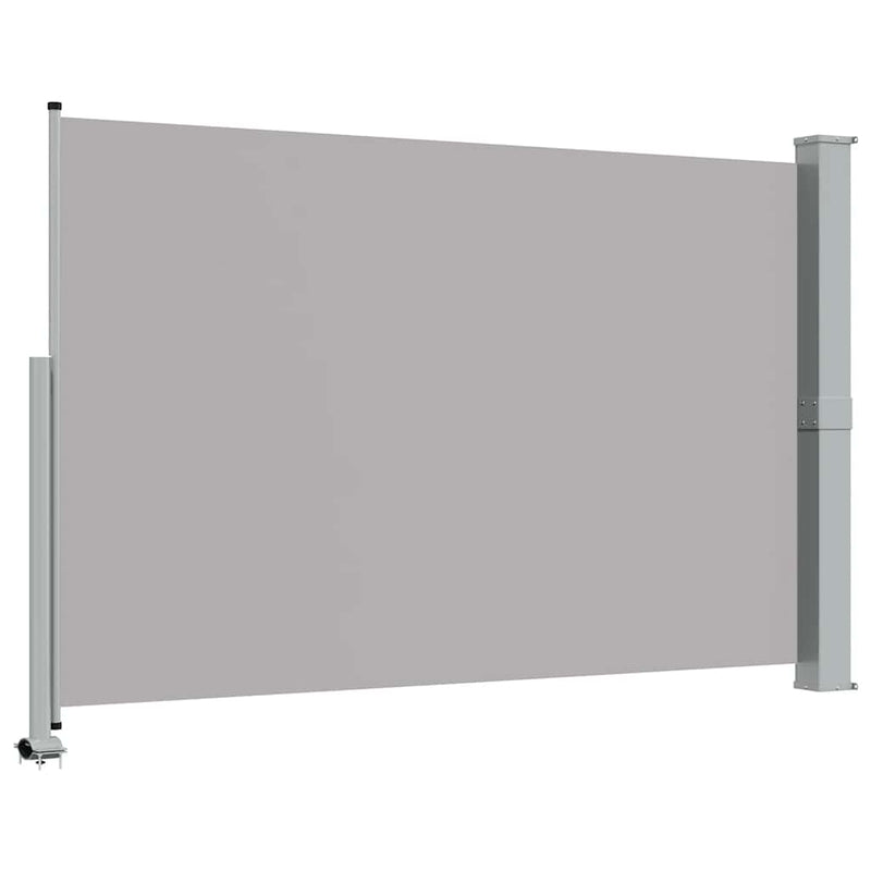 Copertină laterală retractabilă de terasă, gri, 160 x 300 cm