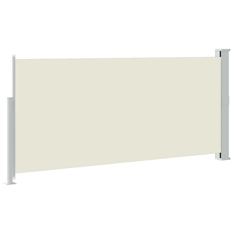 Copertină laterală retractabilă, crem, 140x314 cm