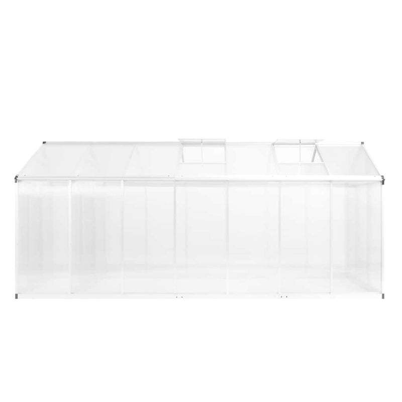 Seră, 15,6 m³, 421x190x195 cm, aluminiu