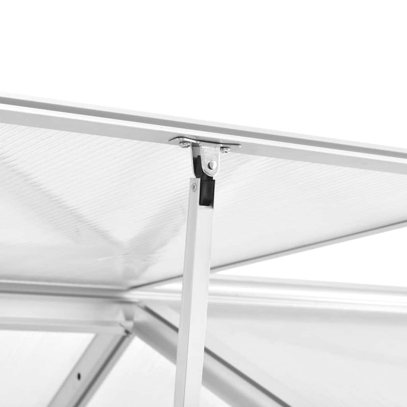 Seră, 15,6 m³, 421x190x195 cm, aluminiu
