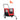 Remorcă bicicletă & cărucior 2-în-1 pentru animale, roșu/negru