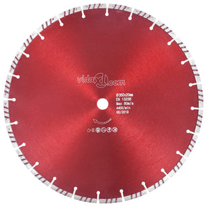 Disc diamantat de tăiere cu turbo, oțel, 350 mm