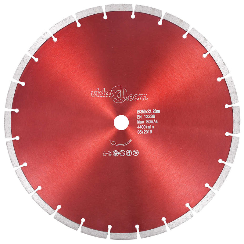 Disc diamantat de tăiere, oțel, 350 mm