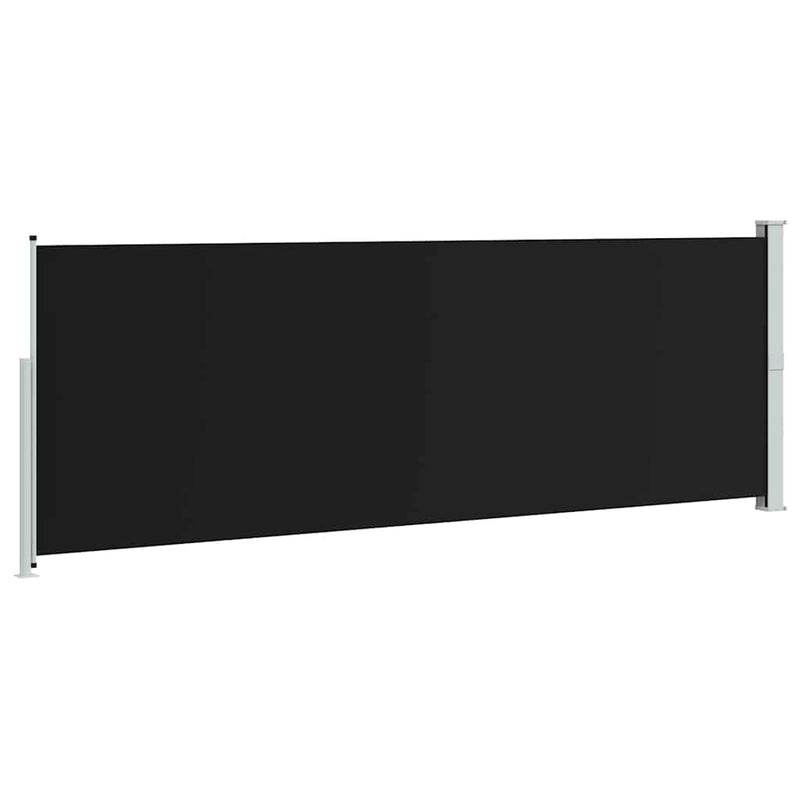 Copertină laterală retractabilă, negru, 160x514 cm