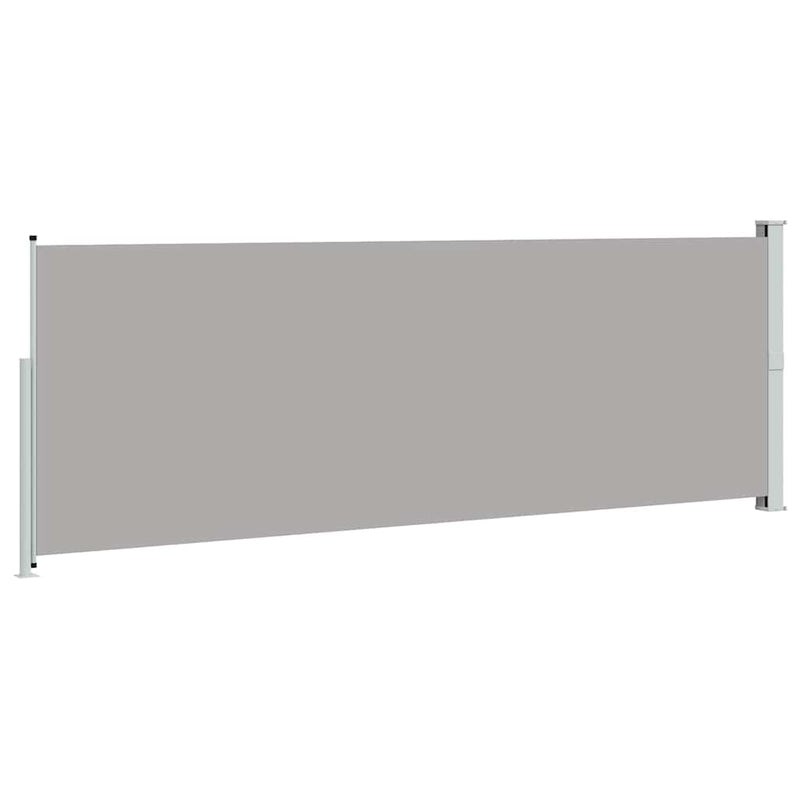 Copertină laterală retractabilă, gri, 160x514 cm