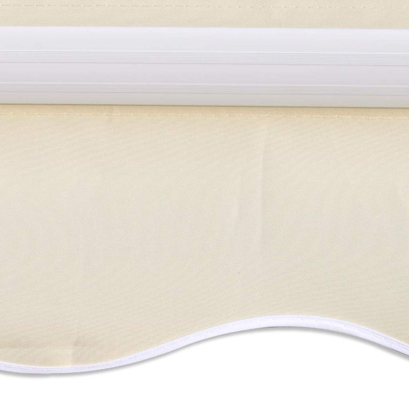 Copertină reglabilă acționată manual, 300 cm, crem