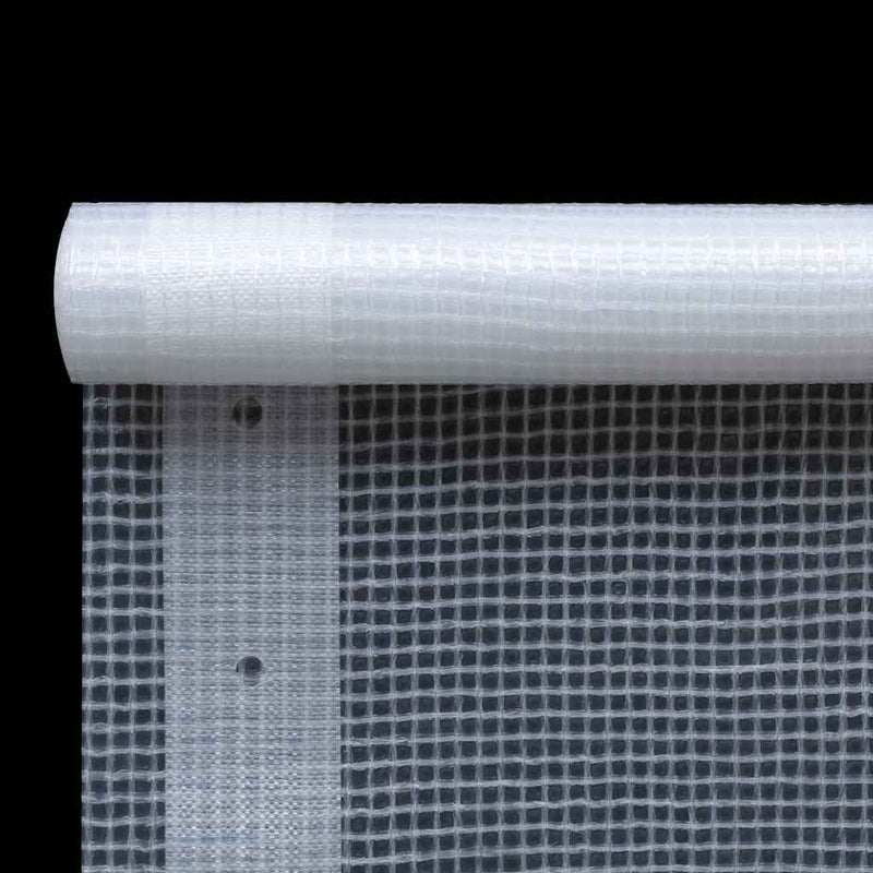 Prelată Leno 260 g/m², alb, 4 x 4 m