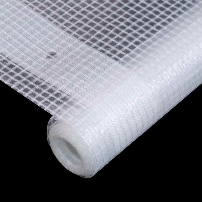 Prelată Leno 260 g/m², alb, 4 x 20 m