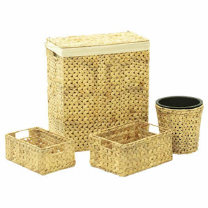 Set accesorii de baie, 4 piese, zambilă de apă