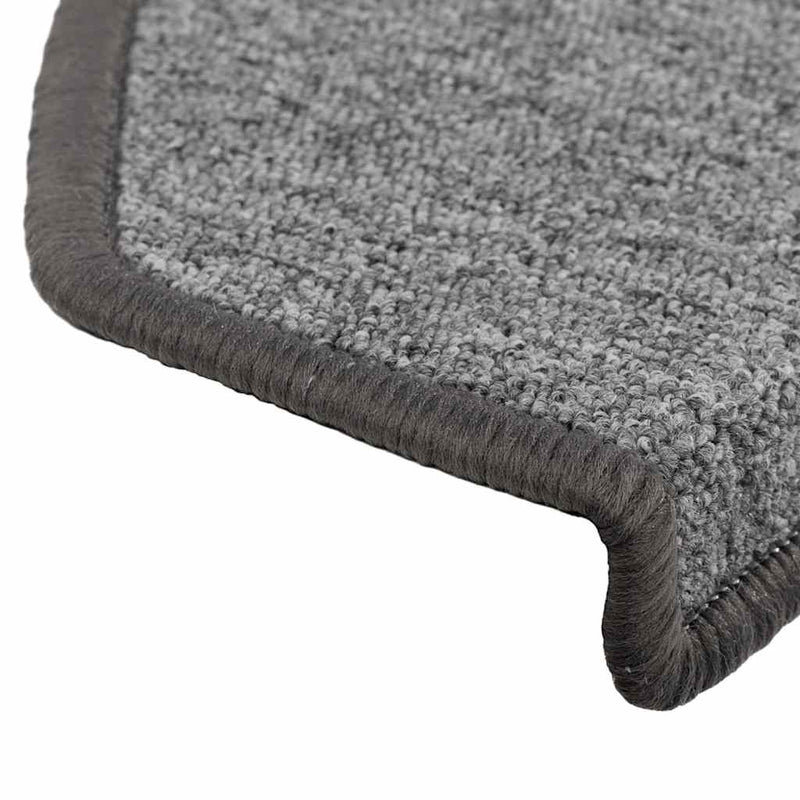 Grile pentru trepte 15 buc. 65 x 24 x 4 cm Non-Slip Gri închis