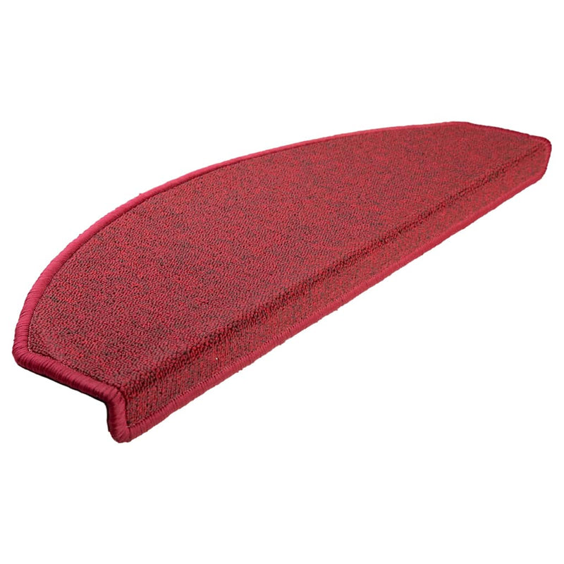 Grile pentru trepte 15 buc. 65 x 24 x 4 cm Non-Slip Roșu