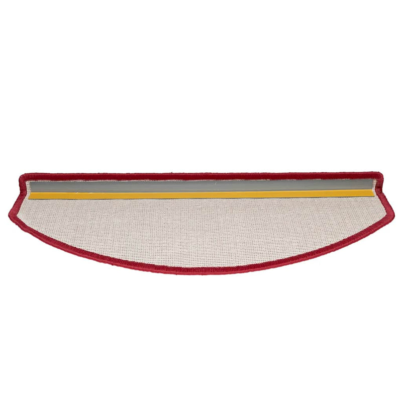 Grile pentru trepte 15 buc. 65 x 24 x 4 cm Non-Slip Roșu