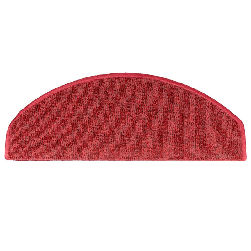 Grile pentru trepte 15 buc. 65 x 24 x 4 cm Non-Slip Roșu