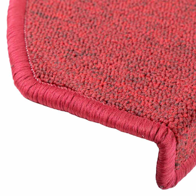 Grile pentru trepte 15 buc. 65 x 24 x 4 cm Non-Slip Roșu