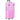 Troler de cosmetice, roz, aluminiu