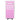 Troler de cosmetice, roz, aluminiu