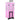 Troler de cosmetice, roz, aluminiu
