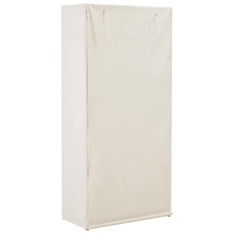 Șifonier, alb, 79 x 40 x 170 cm, material textil