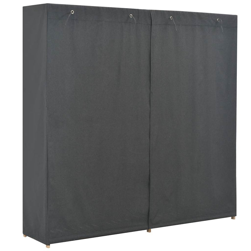 Șifonier, gri, 200 x 40 x 170 cm, material textil