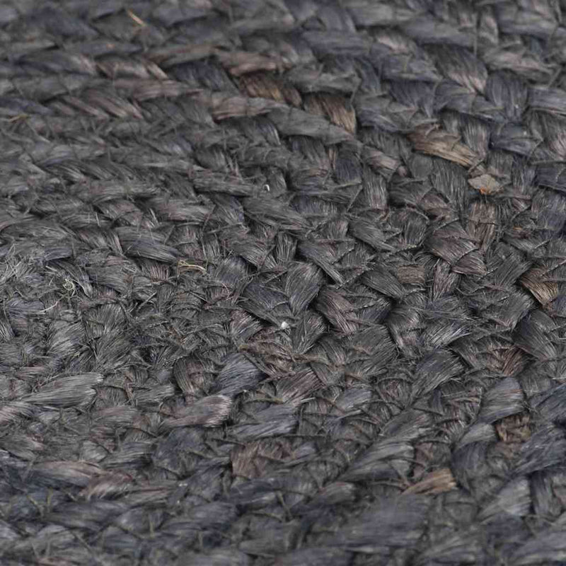 Naproane, 4 buc., gri închis, 38 cm, iută, rotund